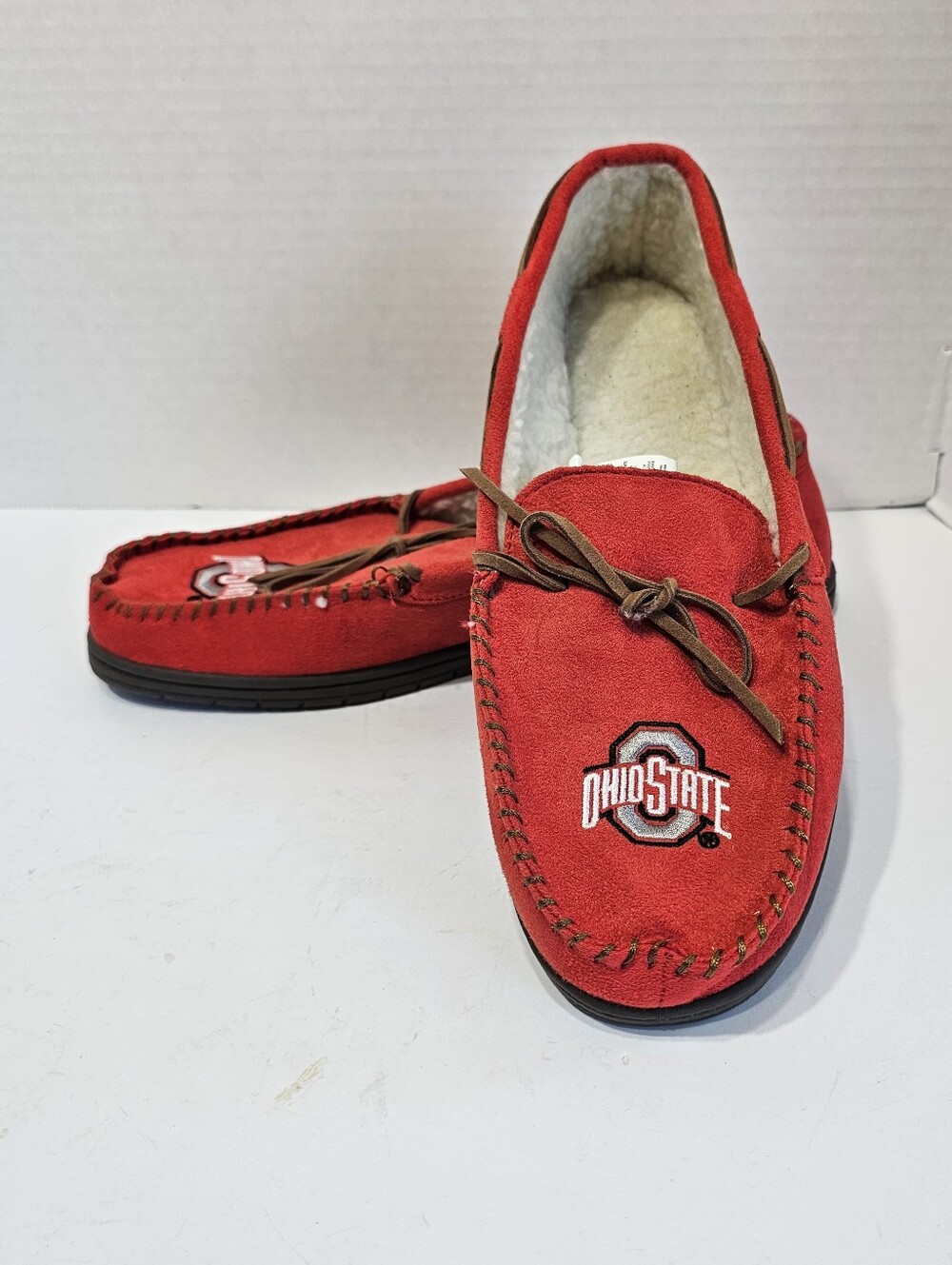 Men's NCAA Ohio State Slippers Sz L